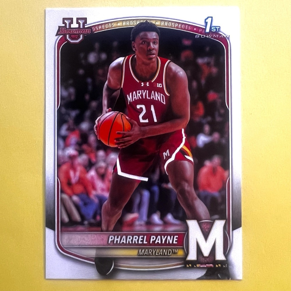 2025-26 Bowman‎ U Basketball Pharrel Payne 1st Bowman Prospects #BPP-64 Maryland